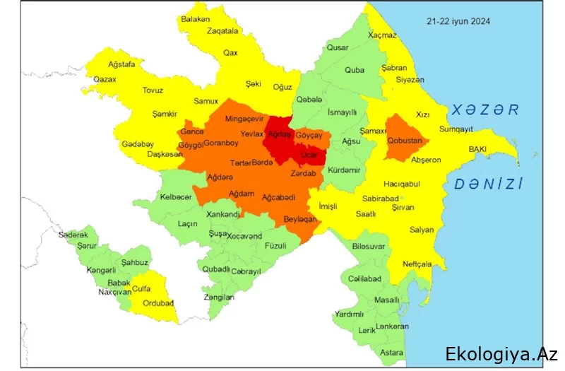 Rüzgarlı hava koşulları için sarı, turuncu ve kırmızı uyarılar yapıldı