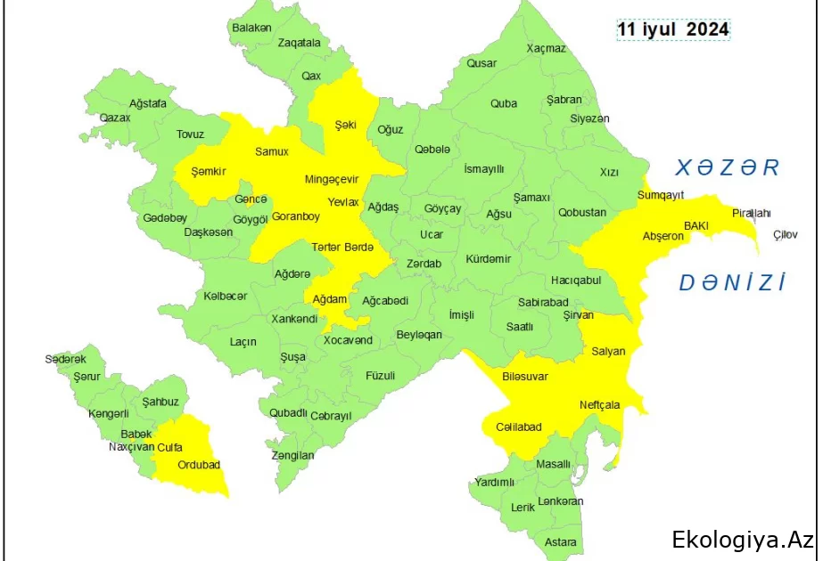 Rüzgarlı hava koşulları için 'sarı' uyarı verildi