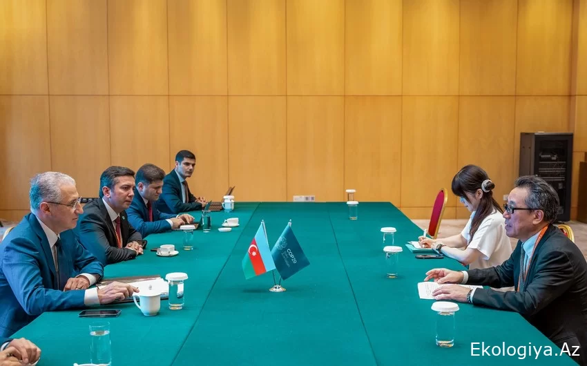 Muhtar Babayev Japonya Çevre Bakan Yardımcısı ile görüştü