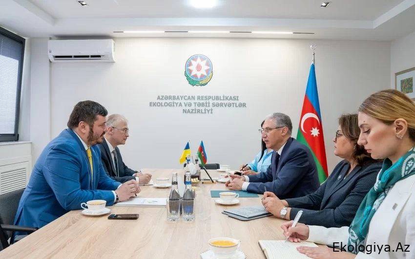 Muhtar Babayev Ukrayna Büyükelçisi ile COP29 hazırlıklarını görüştü