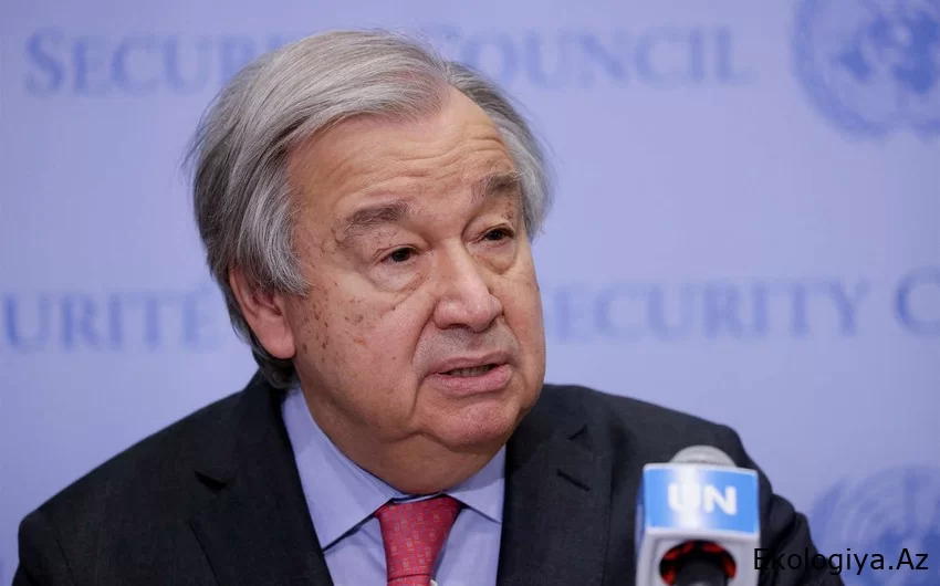 Genel Sekreter: COP29 iklim finansmanı taahhütleri yerine getirilmeli