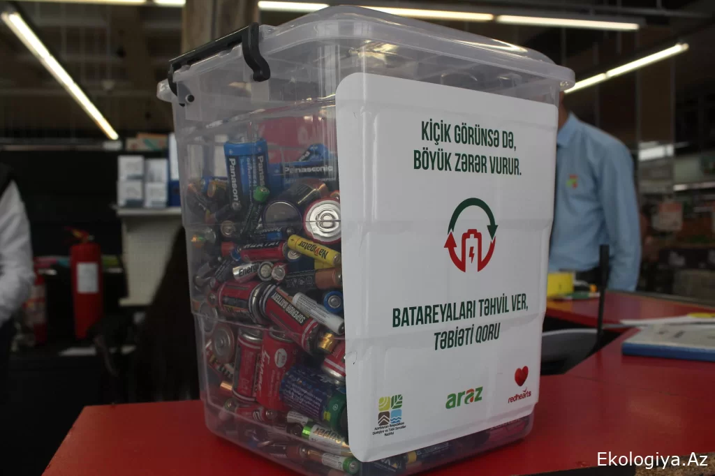 "Pilleri teslim edin, doğayı koruyun" projesi kapsamında 55 kg kullanılmış pil teslim edildi