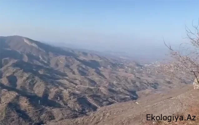"Şuşa Dağları göğe uzanıyor..." - Hikmet Hacıyev'in paylaşımı -VİDEO